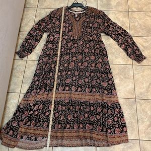 Knox Rose Women’s XXL floral black dress